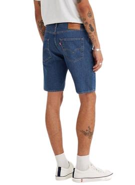 Bermuda Levis 501 Original Denim Bleu Pour Homme