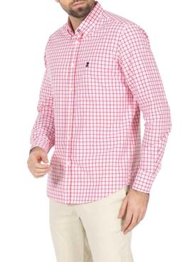 Chemise El Pulpo Carré Fenêtre Rose Pour Homme