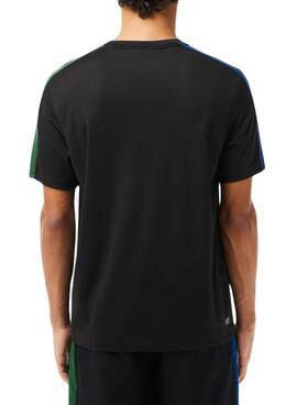 T-shirt Lacoste Tennis Colorblock Bleu marine pour homme