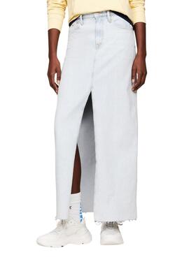 Jupe Tommy Jeans Claire High Maxi Denim pour Femme
