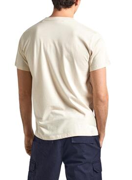 Maillot Pepe Jeans Eggo Beige pour Homme