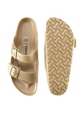 Sandales Birkenstock Arizona EVA Gold pour Femme