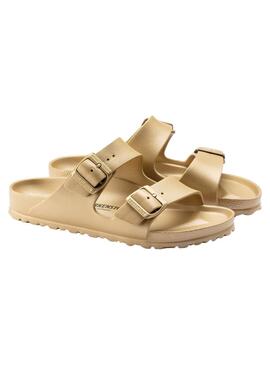 Sandales Birkenstock Arizona EVA Gold pour Femme