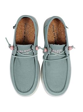 Chaussures Wakin Pitas Windover Bleu Pour Femme