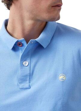 Polo Altonadock en piqué basique bleu pour homme