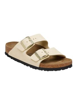 Sandales Birkenstock Arizona beige pour femme