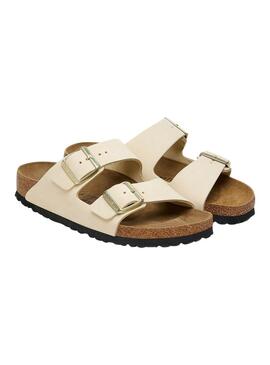 Sandales Birkenstock Arizona beige pour femme