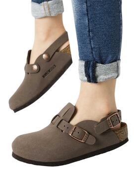 Zuecos Birkenstock Birko-Flor Topo para Niño y Niña