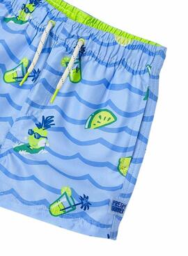 Maillot de bain Mayoral à motif estival bleu pour garçon