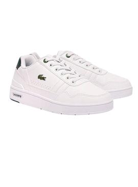 Chaussures Lacoste T-Clip Blanc pour Enfants