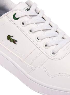 Chaussures Lacoste T-Clip Blanc pour Enfants