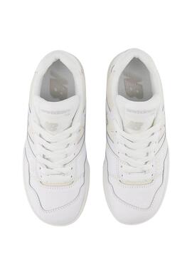 Sneakers New Balance B550 Blanc pour enfants