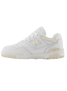 Sneakers New Balance B550 Blanc pour enfants