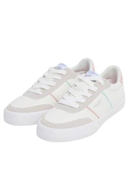 Chaussures Pepe Jeans Kenton Origin Blanc Fille