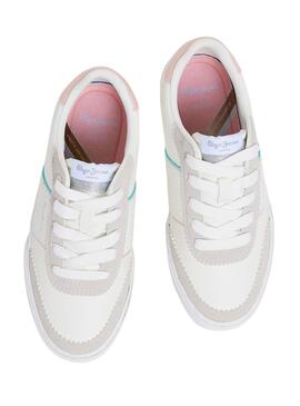 Chaussures Pepe Jeans Kenton Origin Blanc Fille