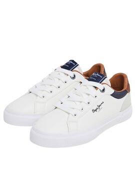 Chaussures Pepe Jeans Kenton Blanc pour Enfant