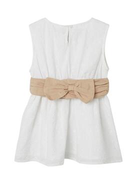 Robe Name It Feline Spencer Blanc Pour Fille