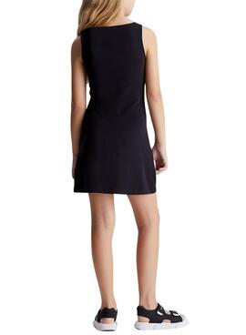 Robe Calvin Klein Badge Tank Noire Fille