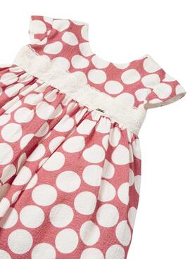 Robe Mayoral à pois en jacquard pour bébé