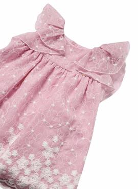 Robe Mayoral brodée en mousseline pour bébé