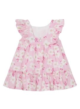 Robe Mayoral Fleurs Rose pour Bébé