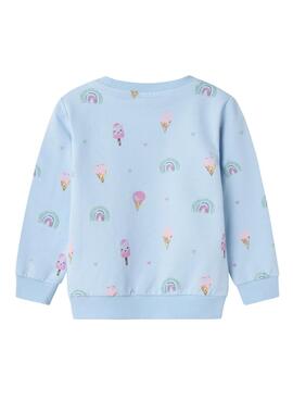 Sweatshirt Name It Fransia Bleue Pour Fille