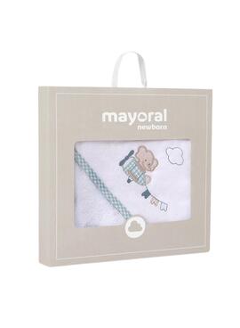 Serviette Mayoral Jade Blanc Pour Bébé