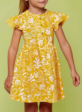 Robe Mayoral Imprimée Tropicale Pour Fille