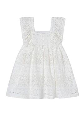 Robe Mayoral Crochet Beige Pour Fille