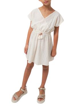 Robe Mayoral Caftan Beige pour Fille