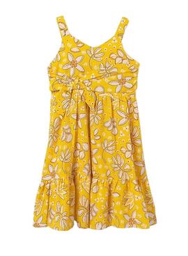 Robe Mayoral Imprimée Noeud Jaune Pour Fille