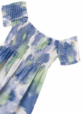 Robe Mayoral Imprimé Taches Menthe Pour Fille