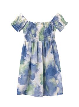 Robe Mayoral Imprimé Taches Menthe Pour Fille