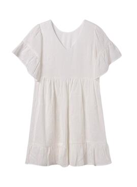 Robe Mayoral avec relief imprimé beige pour fille