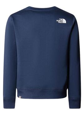 Sudadera The North Face Redbox Crew Bleu Enfants