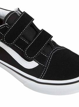 Chaussure Vans UY Old Skool Velcro Noir Junior