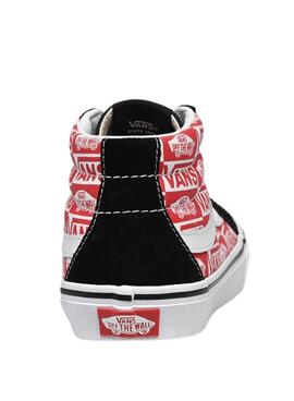 Baskets Vans SK8-Mid Reissue Logo Rouge Junior