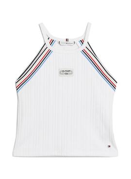 Top Tommy Hilfiger 1985 Blanc Pour Fille