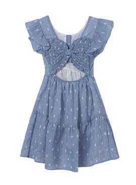 Robe Mayoral Mini Print Bleue pour Fille