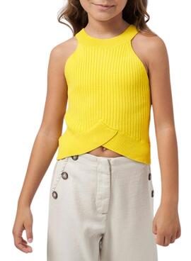 Top Mayoral Tricot Jaune pour Fille