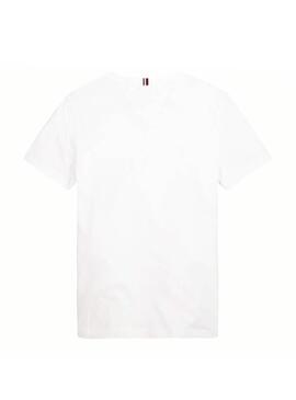 T-Shirt Tommy Hilfiger Logo Blanc Fille