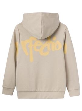 Sweat-shirt Name It Brosan Beige pour enfant.