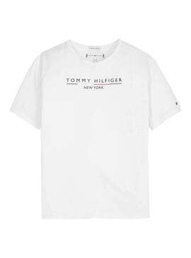 T-Shirt Tommy Hilfiger Essential White Fille