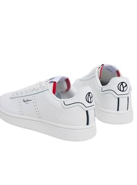 Sneakers Pepe Jeans Player Blanc pour Enfant