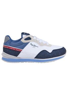 Zapatillas Pepe Jeans London Seal en azul marino para niño.