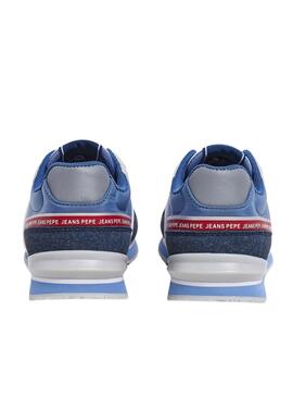 Zapatillas Pepe Jeans London Seal en azul marino para niño.