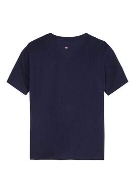 T-Shirt Tommy Hilfiger Essential Marin Fille