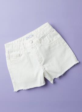 Shorts Name It Rose Mom Blanc Pour Fille