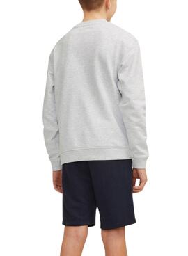 Sweat à capuche Jack And Jones Aruba Gris Pour Enfant