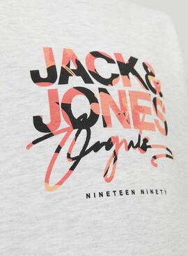 Sweat à capuche Jack And Jones Aruba Gris Pour Enfant